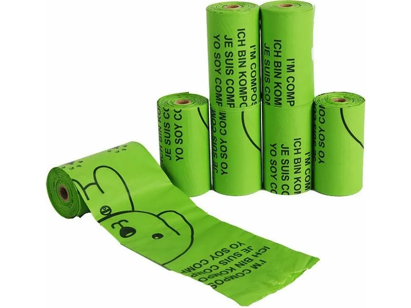 1.8 Silk biodegradable compost bag 4 rolls