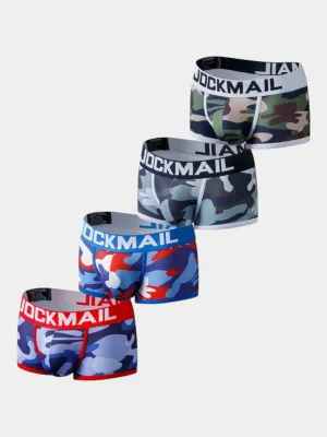 4 Pack Jockmail Camo Trunks