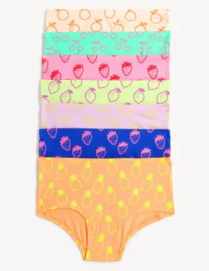 7pk Cotton Rich Fruit Shorts