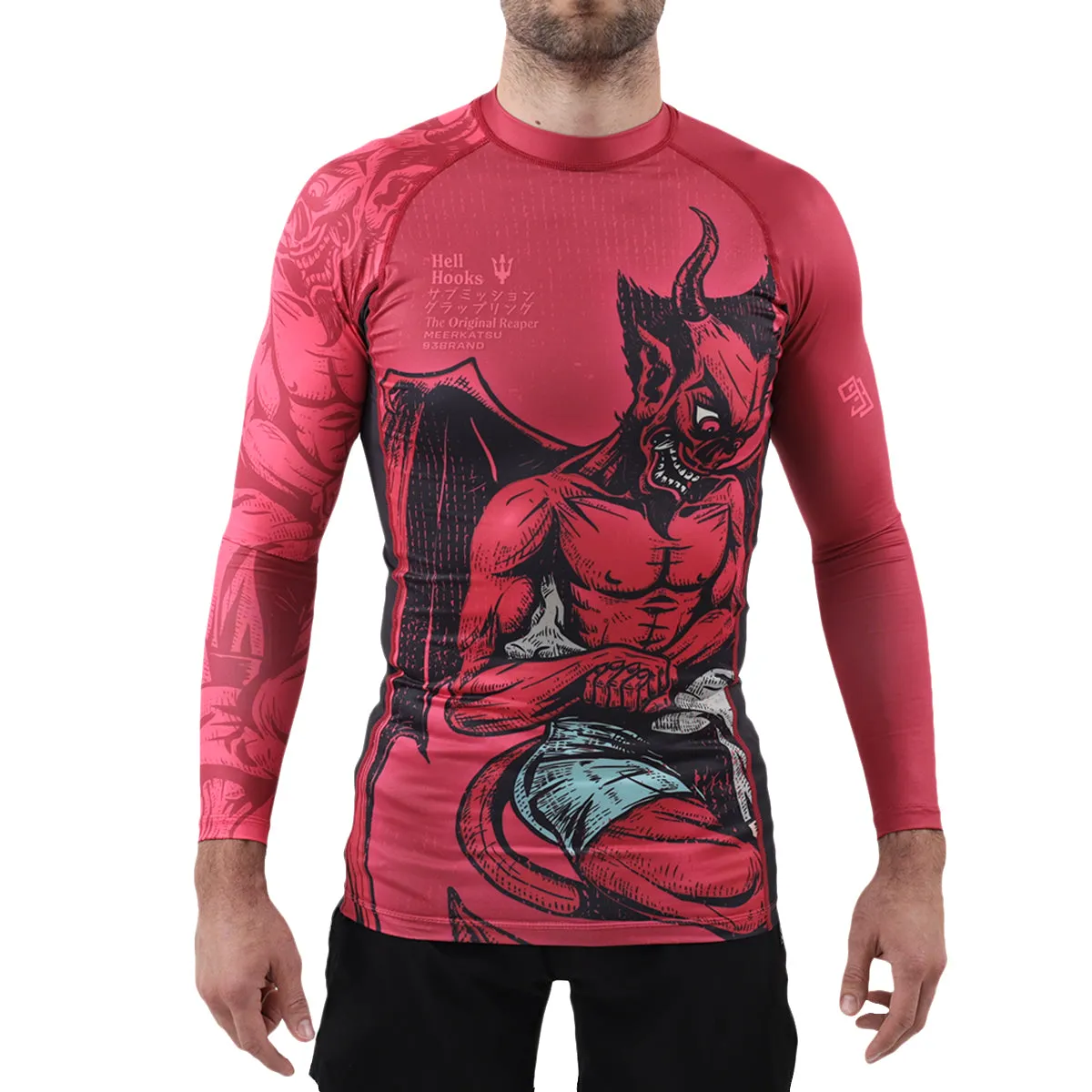 93brand "Hell Hooks 2.0" Rash Guard - Long Sleeve