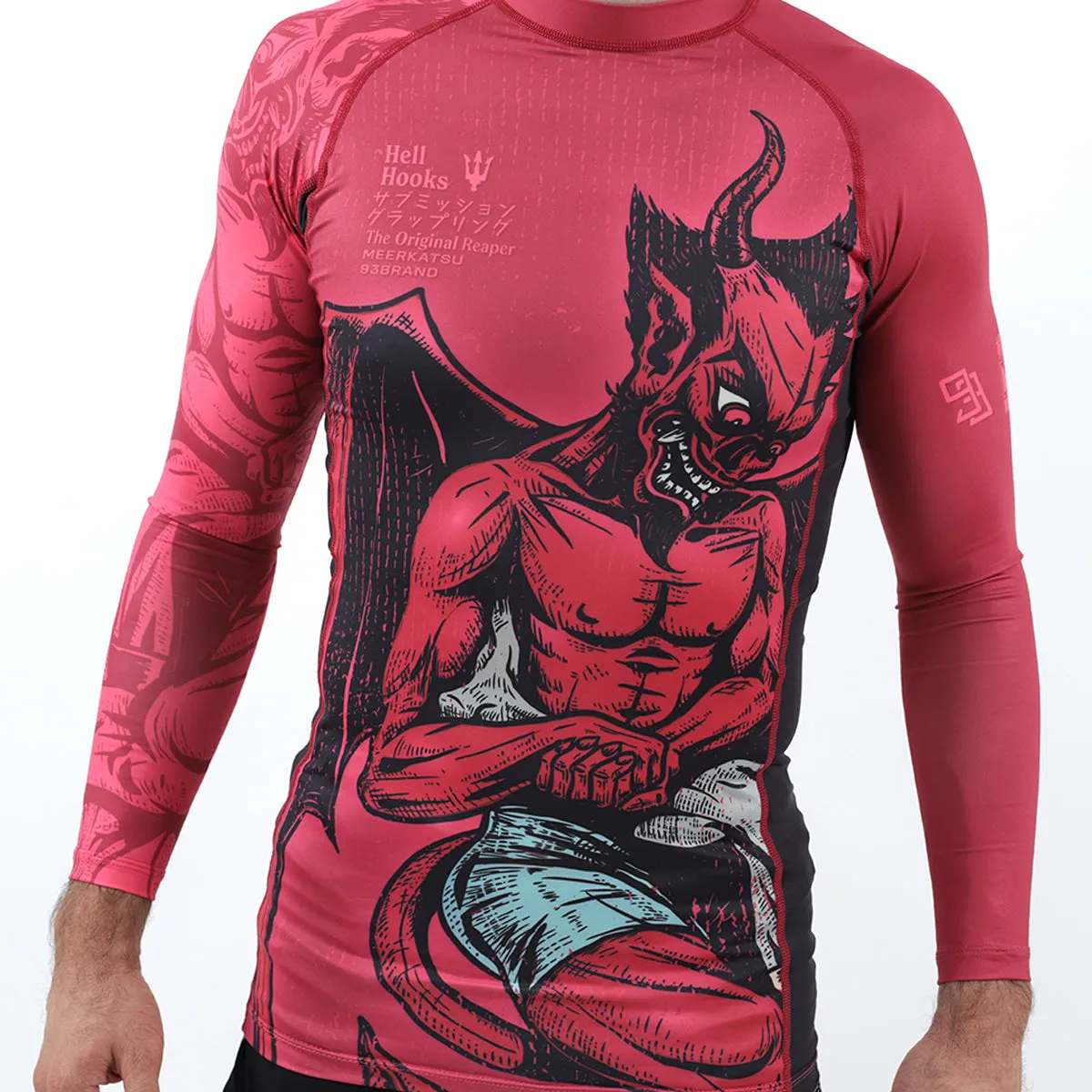 93brand "Hell Hooks 2.0" Rash Guard - Long Sleeve