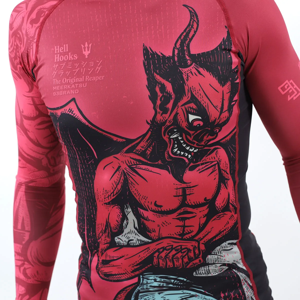 93brand "Hell Hooks 2.0" Rash Guard - Long Sleeve