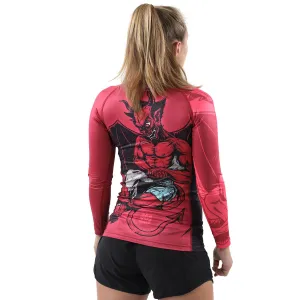 93brand "Hell Hooks 2.0" Women's Rash Guard - Long Sleeve