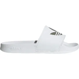 Adidas Women's Adilette Lite Slides - Cloud White / Matte Silver