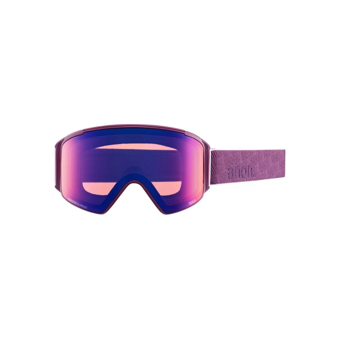 ANON M4S Cylindrical Grape - Perceive Sunny Onyx   Perceive Variable Violet   MFI Facemask Snow Goggle