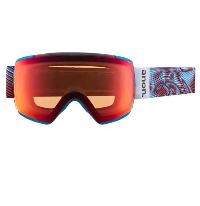 Anon M5 2024 Snow Goggles   Bonus Lens   MFI - Waves/Perceive Sunny Red