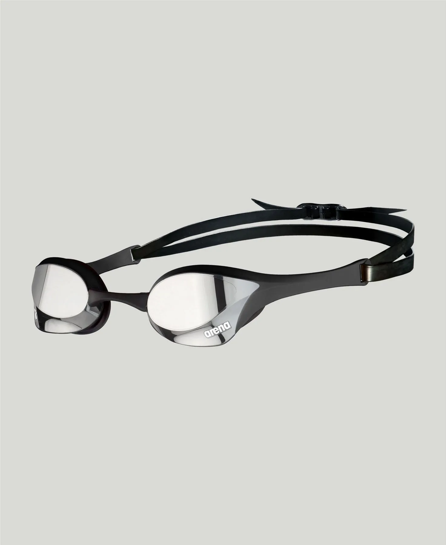 Arena Swimming Goggles Cobra Ultra Swipe Mirror - Anti Fog - Silver / Black