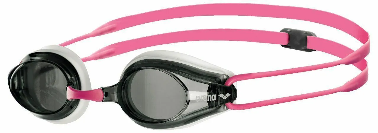 Arena Tracks Swimming Goggles with Crystal Clear Vision Performance & Racing