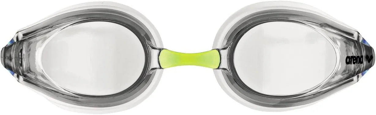 Arena Tracks Swimming Goggles with Crystal Clear Vision Performance & Racing