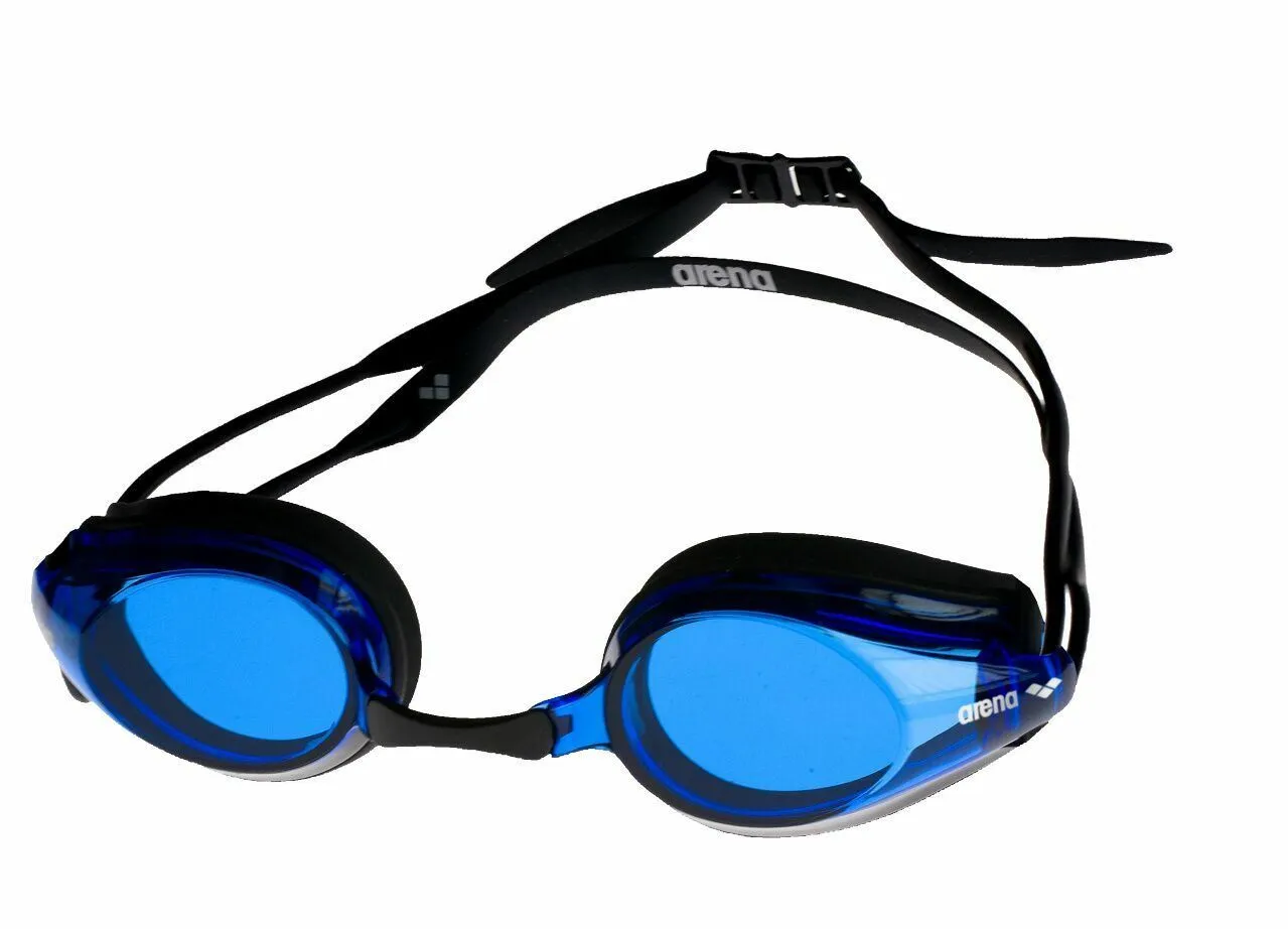 Arena Tracks Swimming Goggles with Crystal Clear Vision Performance & Racing