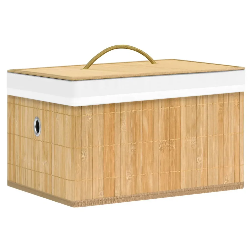 Bamboo Storage Boxes 4 pcs