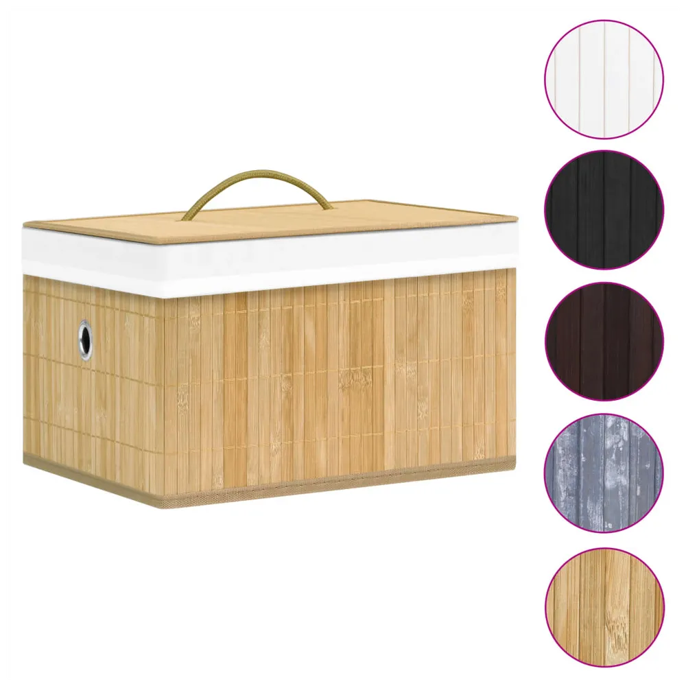 Bamboo Storage Boxes 4 pcs