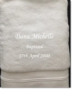 Baptism Towels