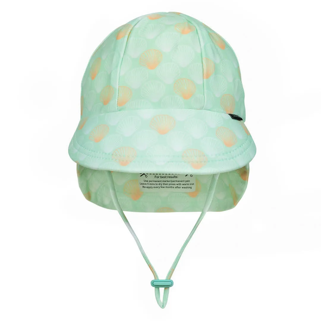 Bedhead Beach Girls Legionnaires Hat UPF50  Seashell Print