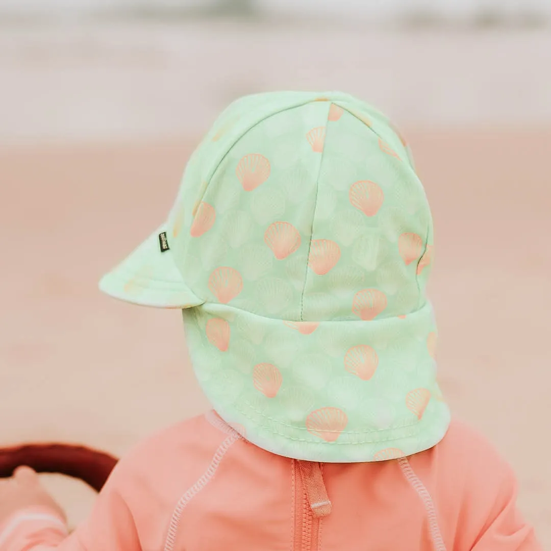 Bedhead Beach Girls Legionnaires Hat UPF50  Seashell Print