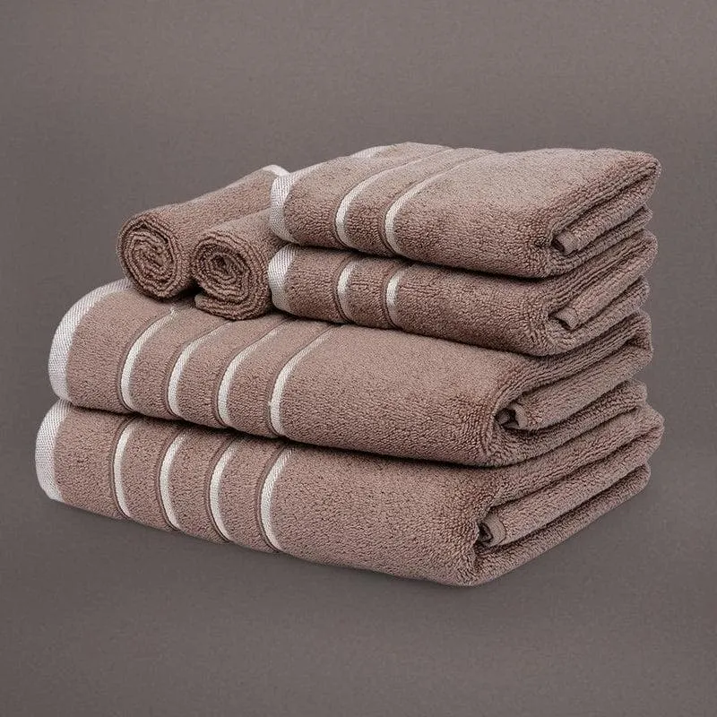 Beige Oh-so-soft Towel (Set of Six)