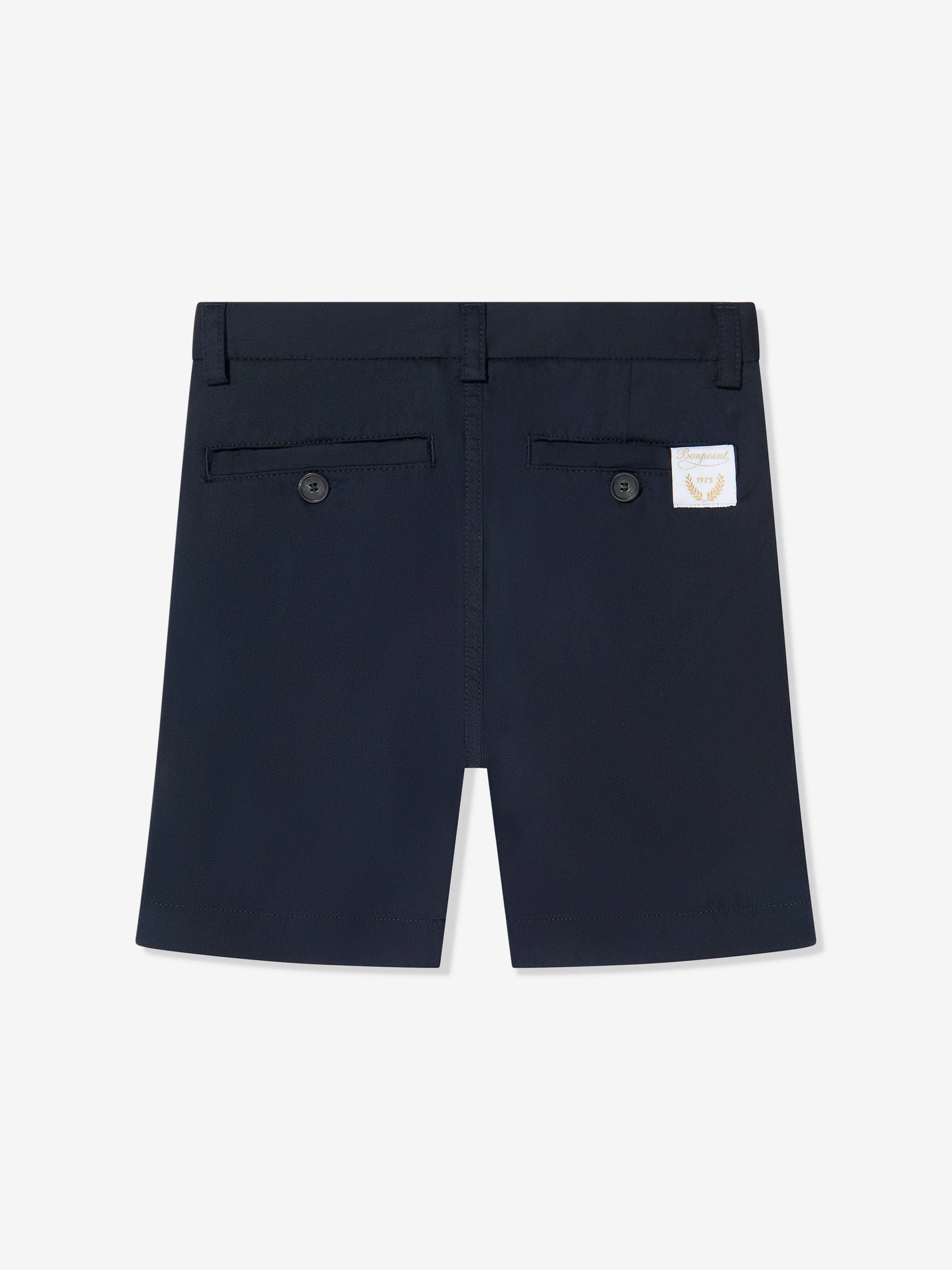 Bonpoint Boys Calvin Bermuda Shorts in Navy