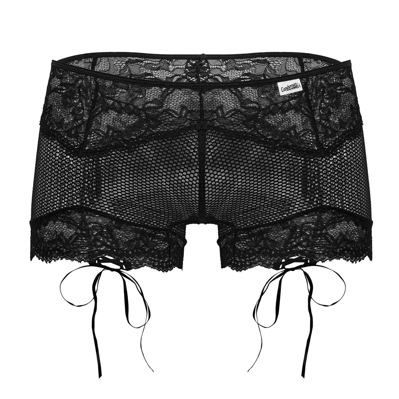 CandyMan 99779 Mesh Lace Trunks Color Black