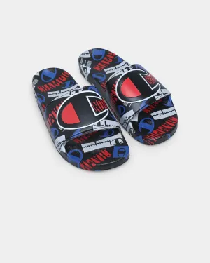 Champion IPO C Logo Slides Black/Multi