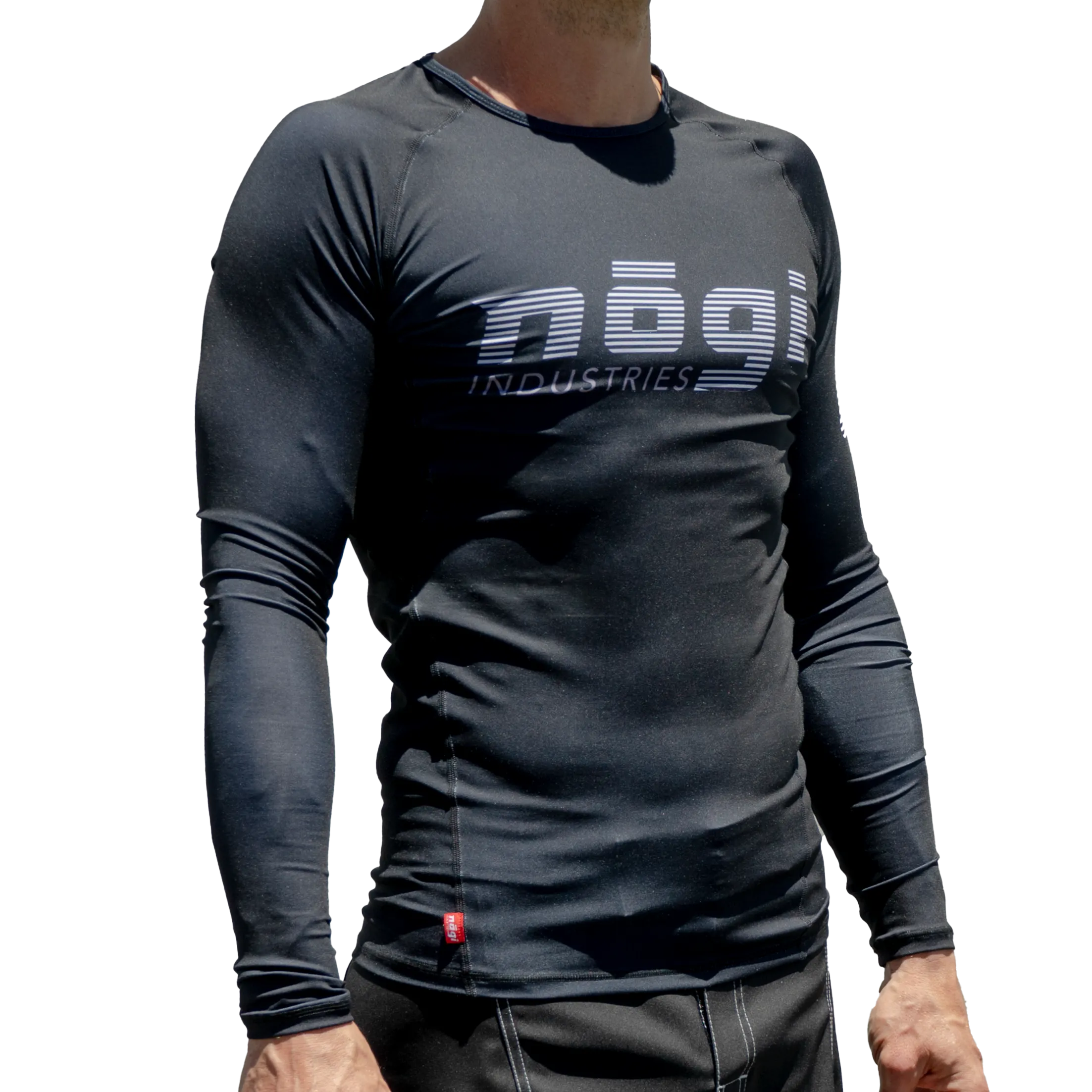 Core Long Sleeve Rash Guard - BLACK