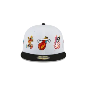 Court Culture Miami Mashup Vol. 2 Patch White Fitted Hat