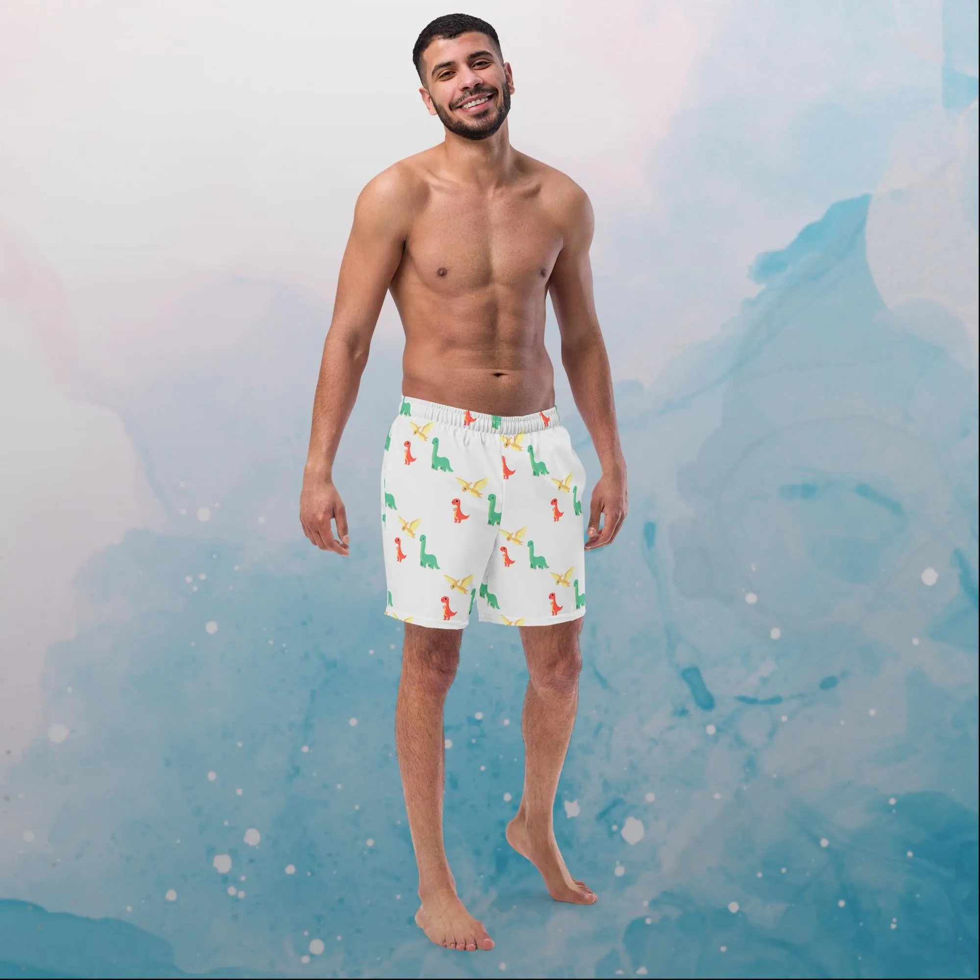 Cute Dinos Recycled Swim Trunks