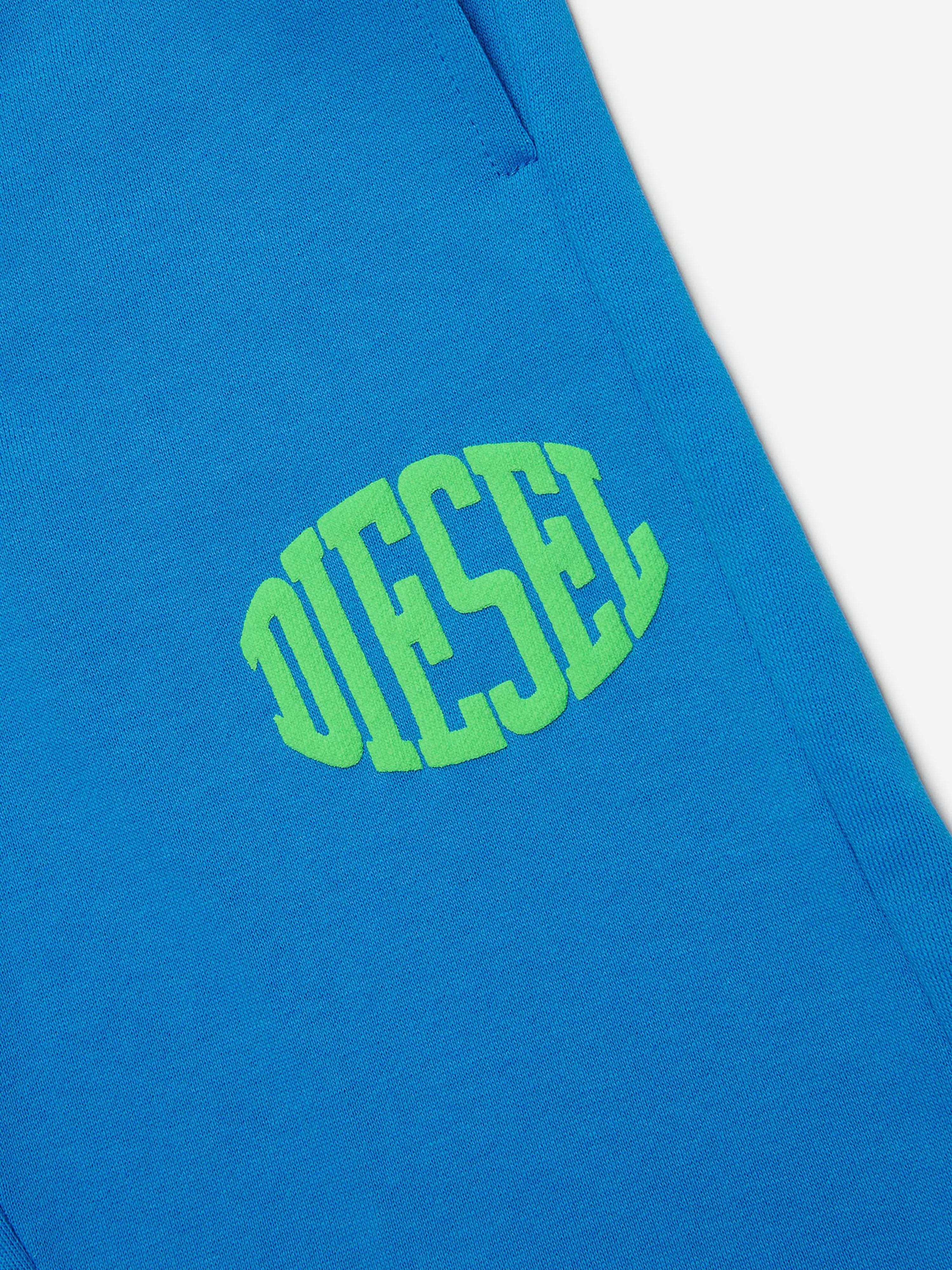 Diesel Boys Logo Shorts in Blue