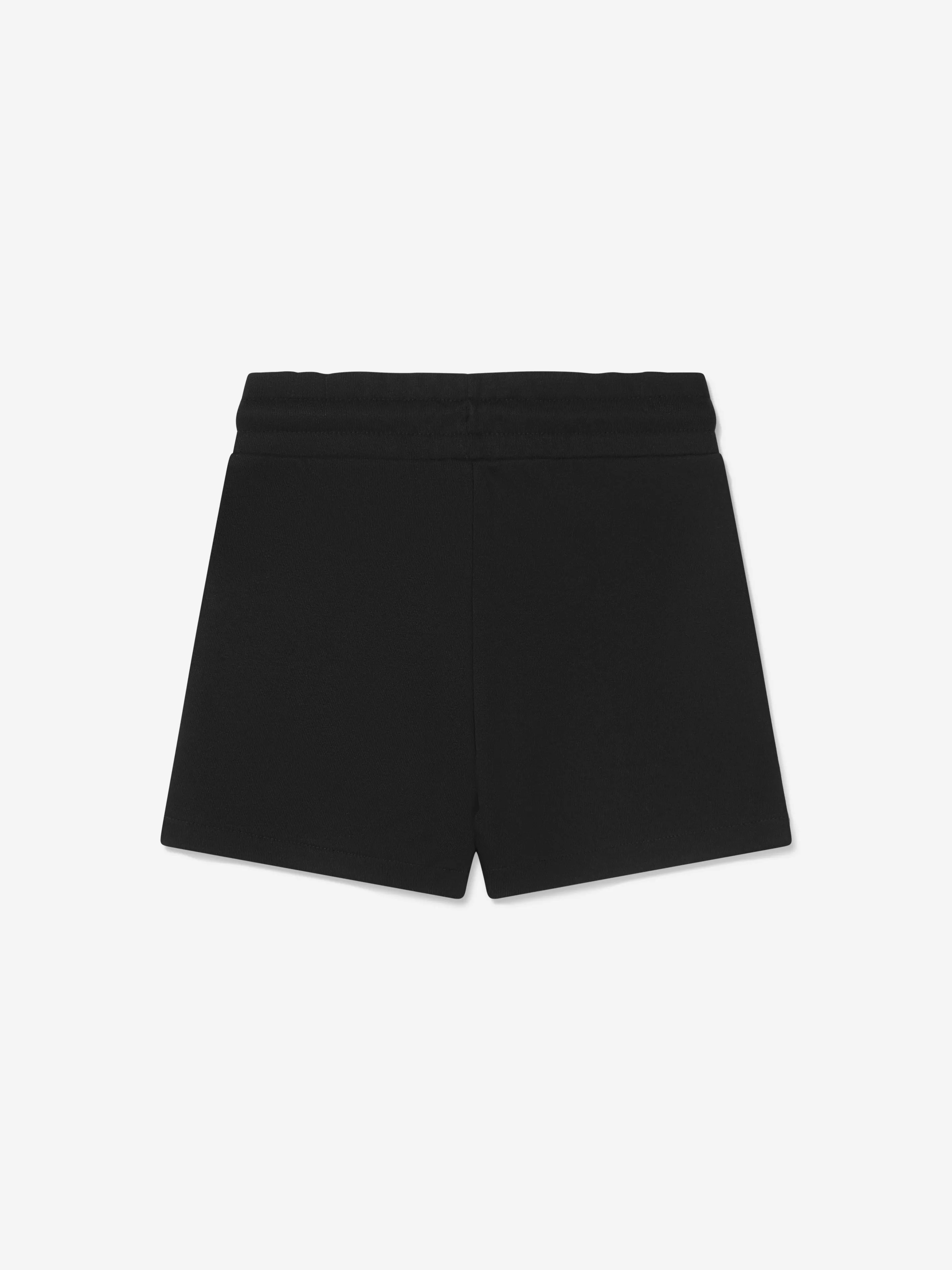 DKNY Girls Logo Beach Shorts in Black