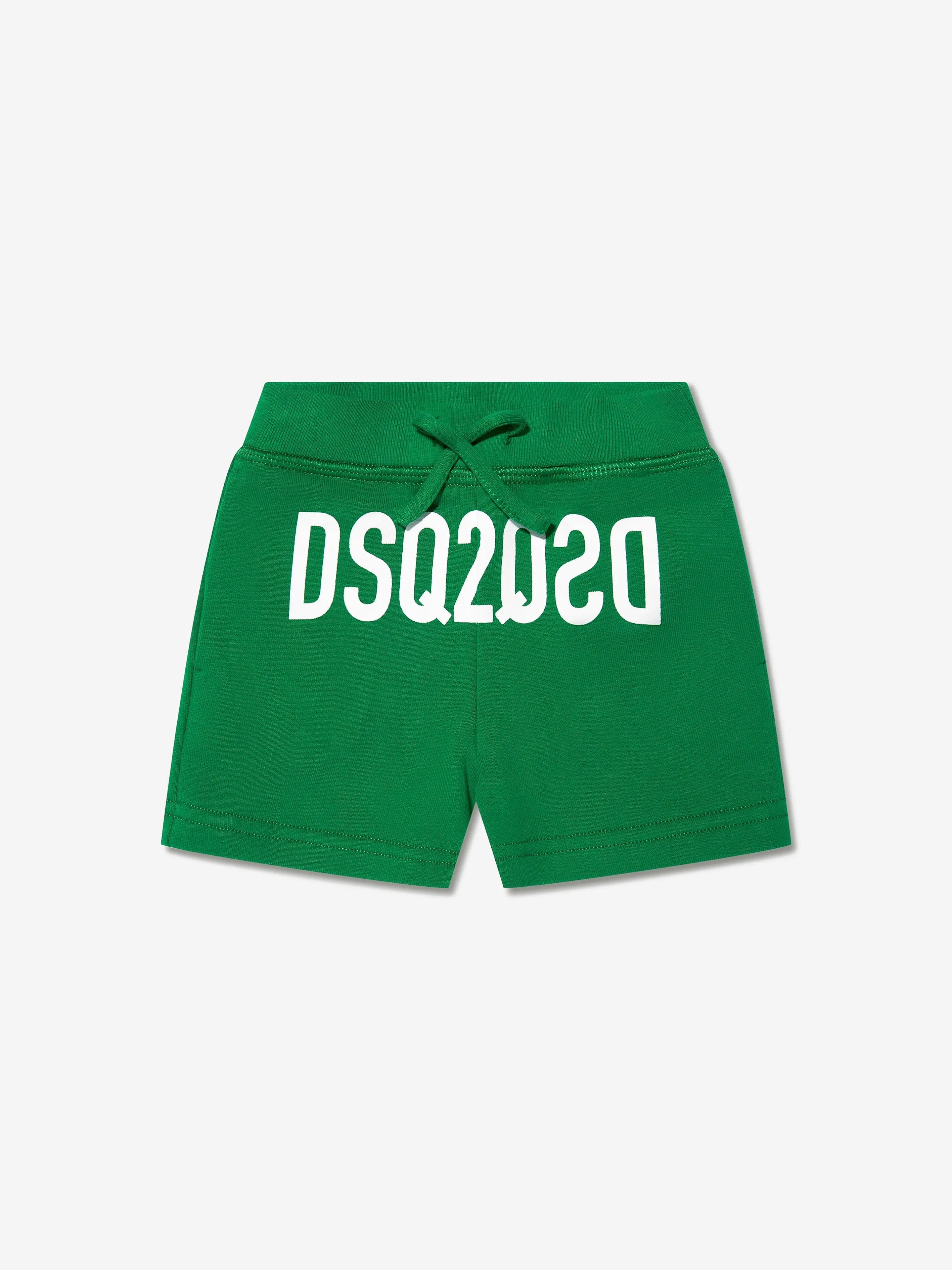 Dsquared2 Baby Logo Shorts In Green