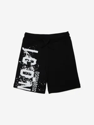 Dsquared2 Kids Icon Logo Shorts in Black