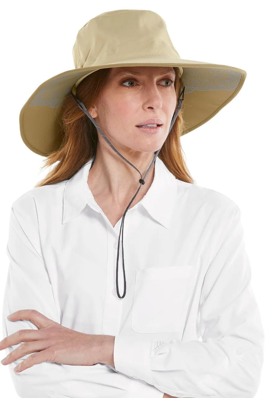 Etta Sun Catcher Hat | Tan/Khaki Travel Medallion