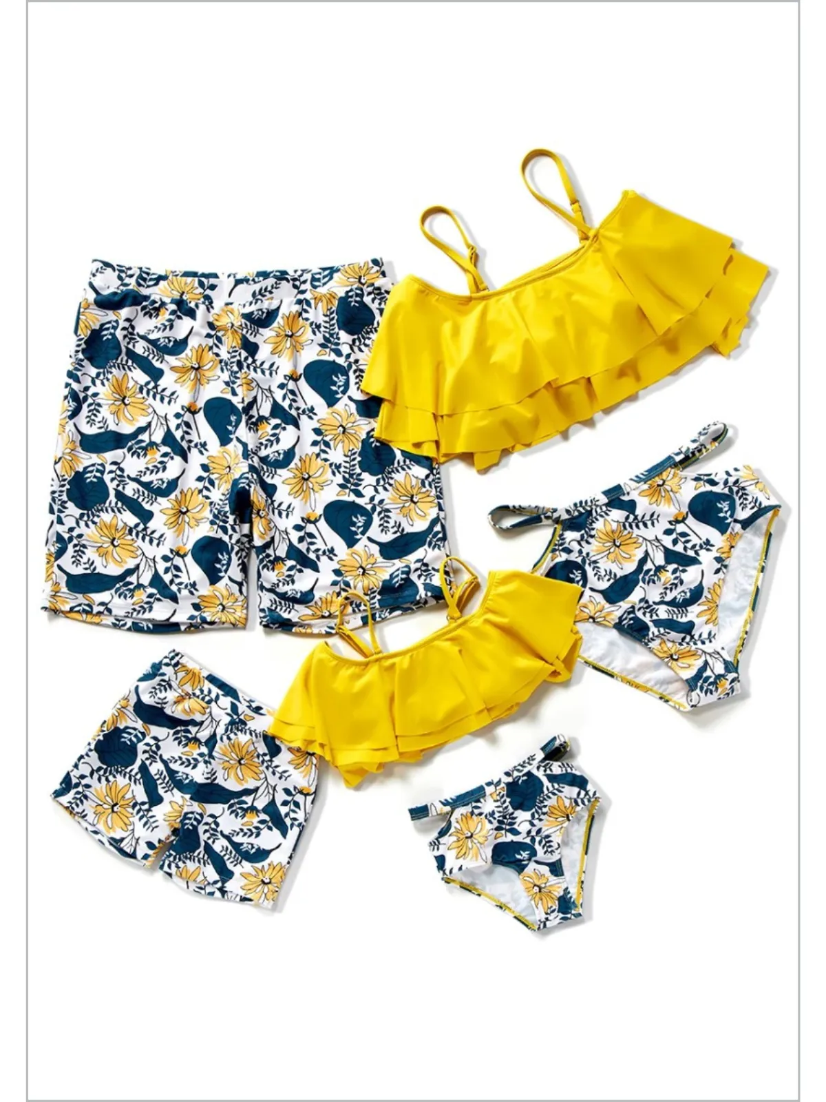 Family Style Feels Like Sunshine Yellow Swimsuit