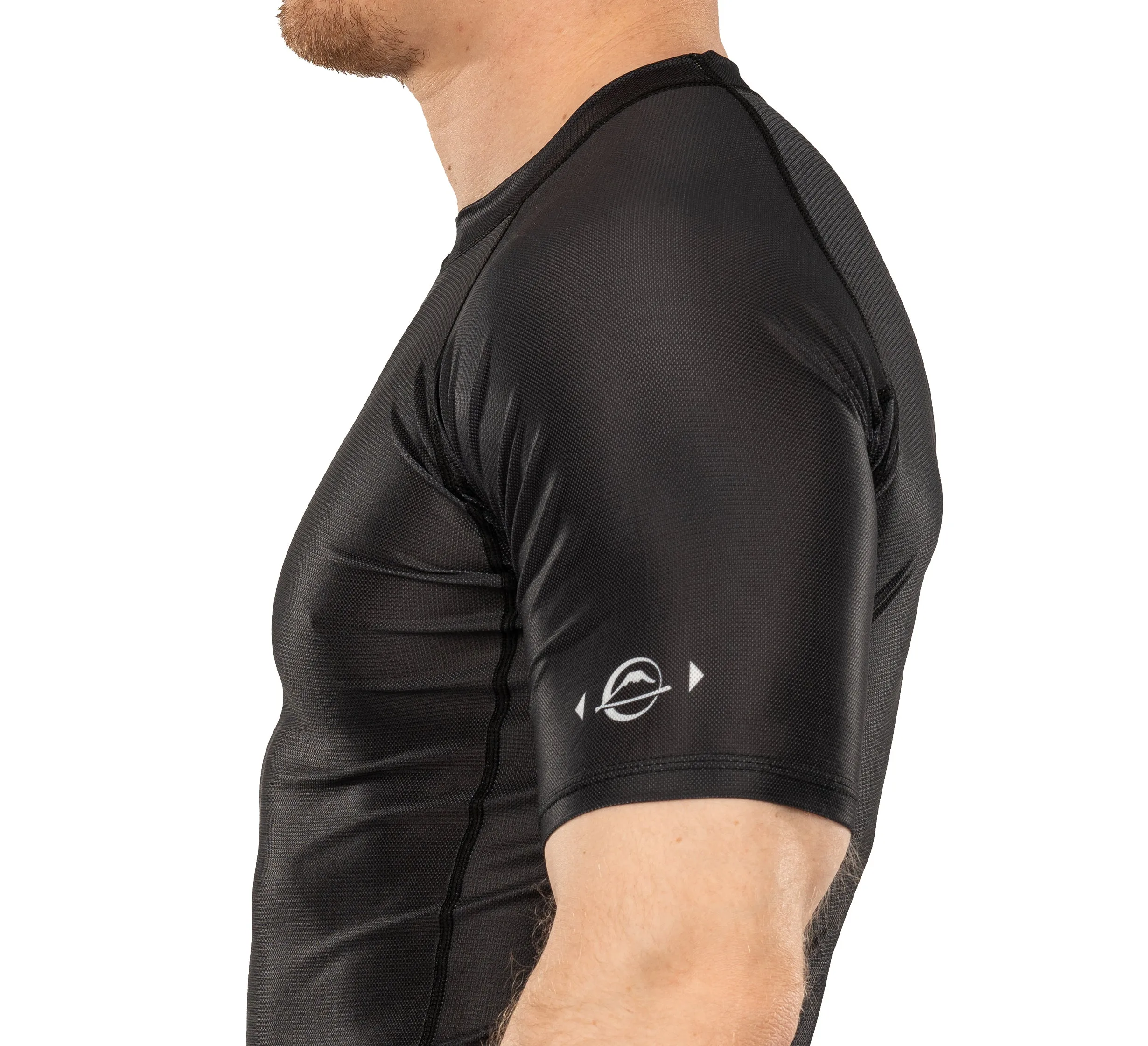 Flow Tech Short Sleeve Rashguard Black