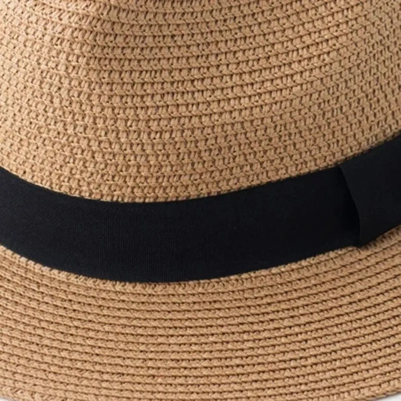 Foldable Ribbon Summer Sun Straw Hats