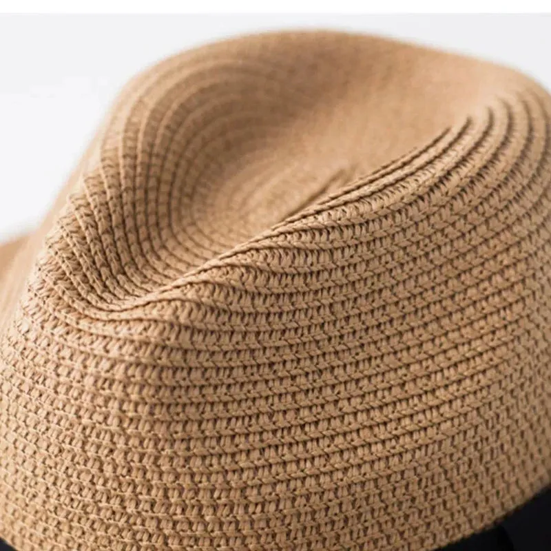 Foldable Ribbon Summer Sun Straw Hats