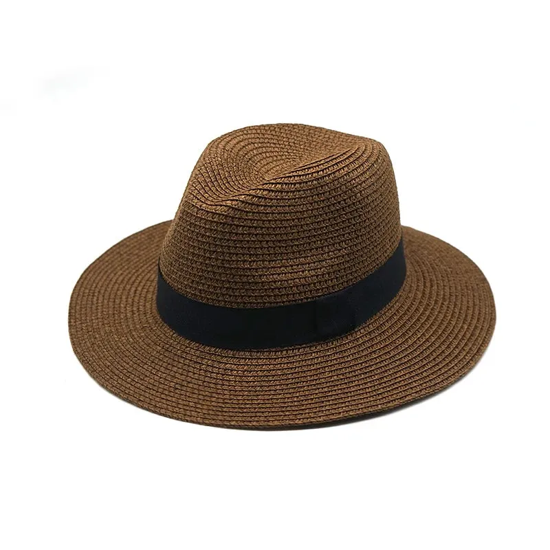 Foldable Ribbon Summer Sun Straw Hats