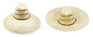 Foldable Vented Sombrero Straw Hats Wholesale