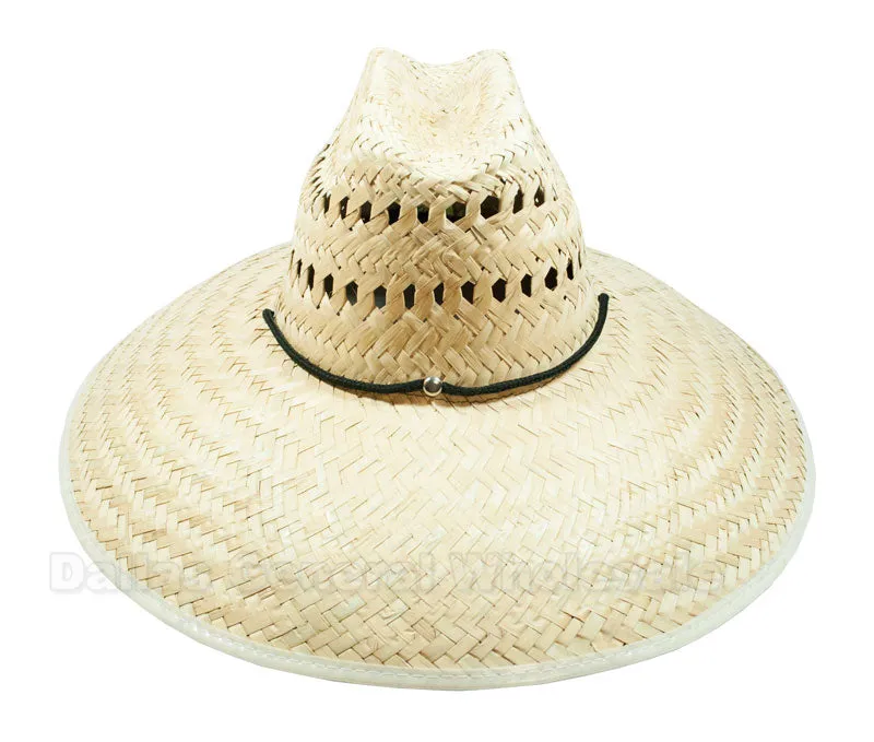 Foldable Vented Sombrero Straw Hats Wholesale