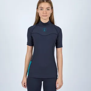 Fourth Element Women's Short Sleeve Hydro-T Rashguard - Navy