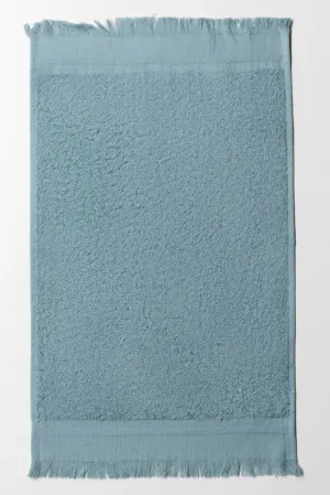 Fringed Guest Towel  North Atlantic