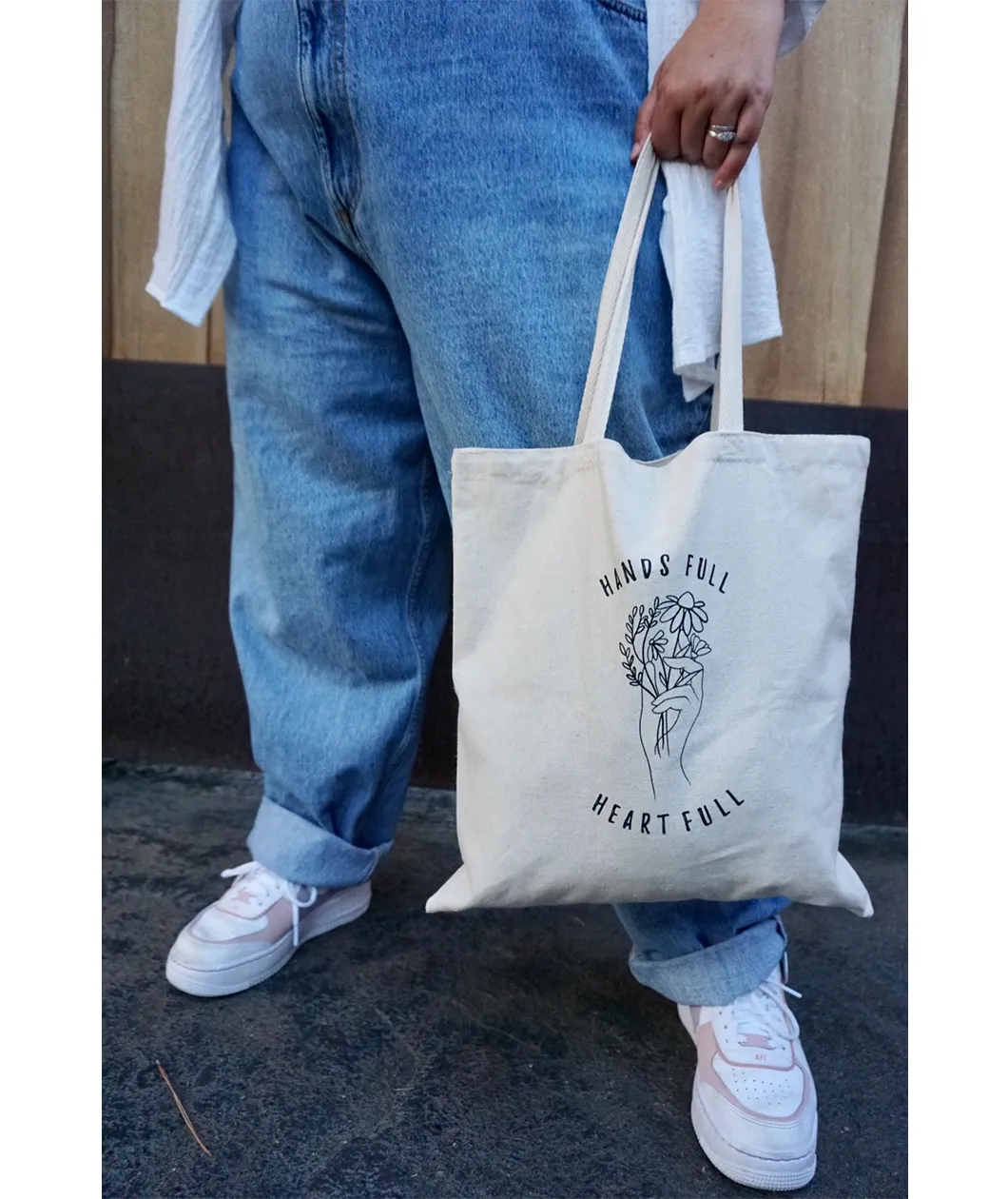 Hands Full Heart Full Tote