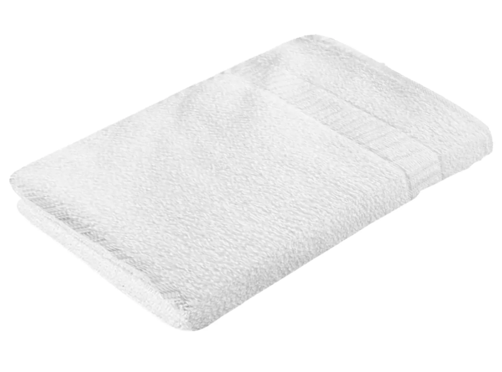 Heart Home Medium Size Soft Absorbent Cotton Face Towel, Newborn Bath Towel, Hand Towel, 30"x18"- Pack of 2 (White) -HS43HEARTH26620