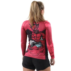 HELL HOOKS 2.0 Women's Rash Guard - Long Sleeve