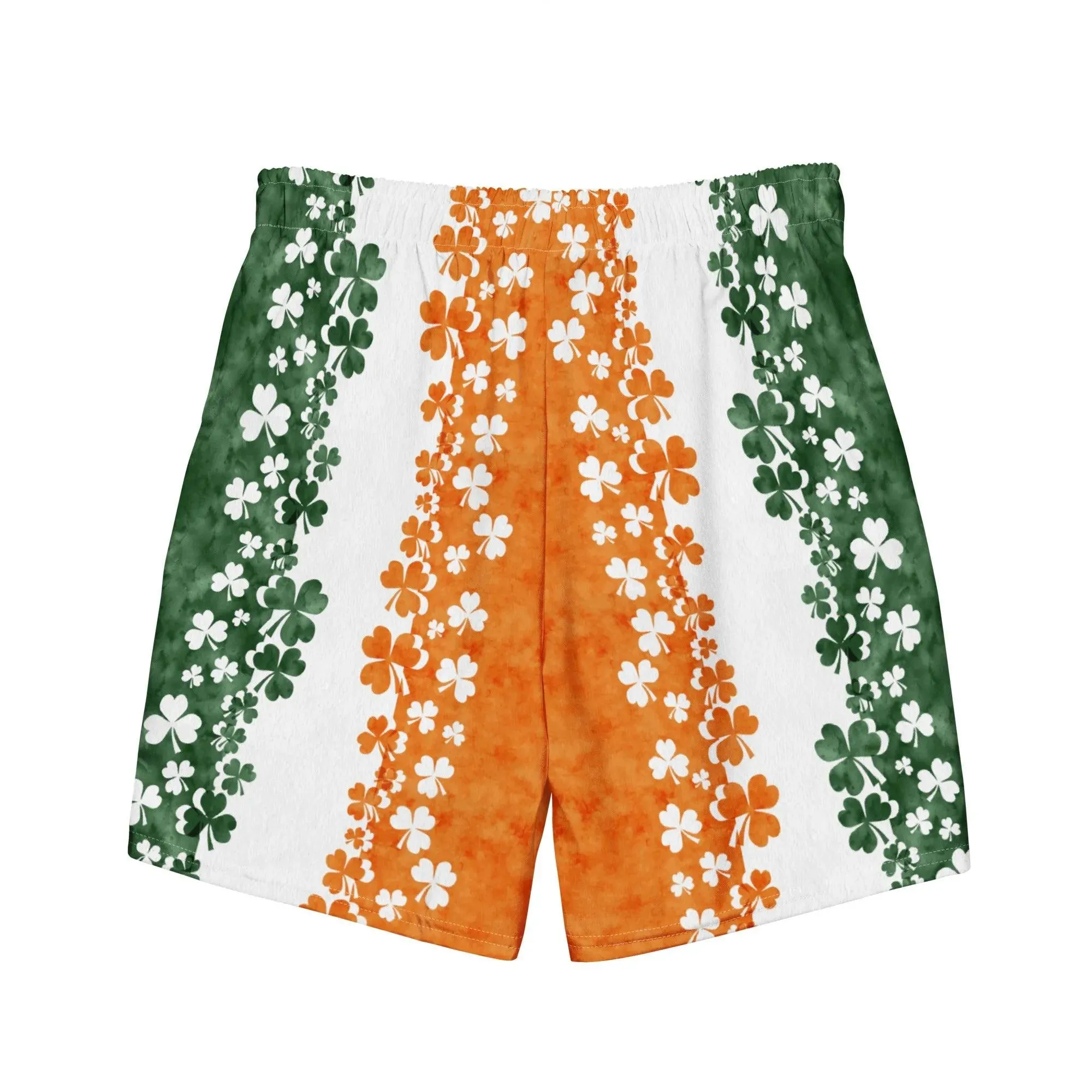 Irish Shamrock Recycled Men's Swim Trunks