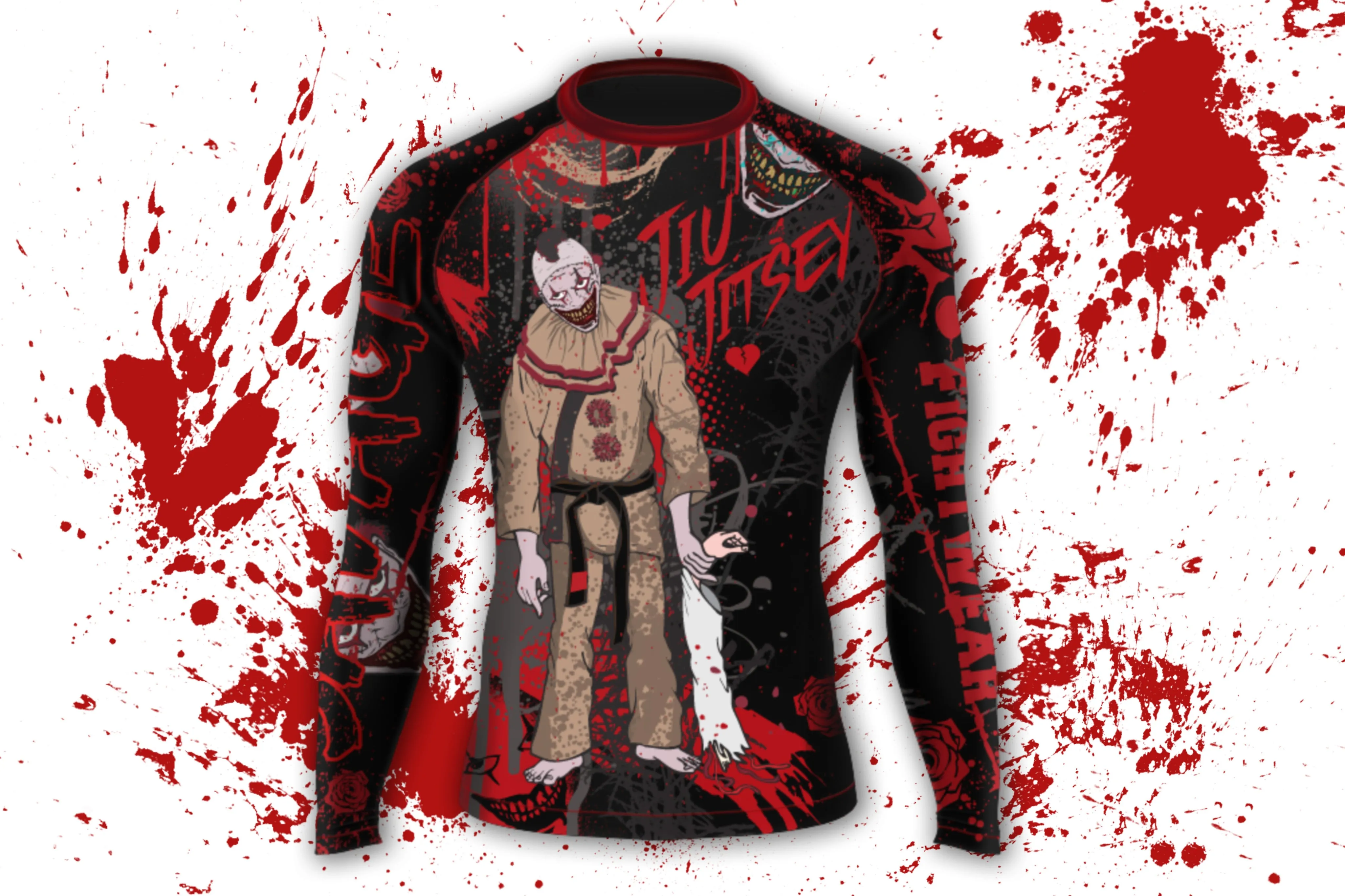 Jiu Jitsey Long Sleeve MMA/BJJ Rash Guard Presale items Shipping To  Start December 5th