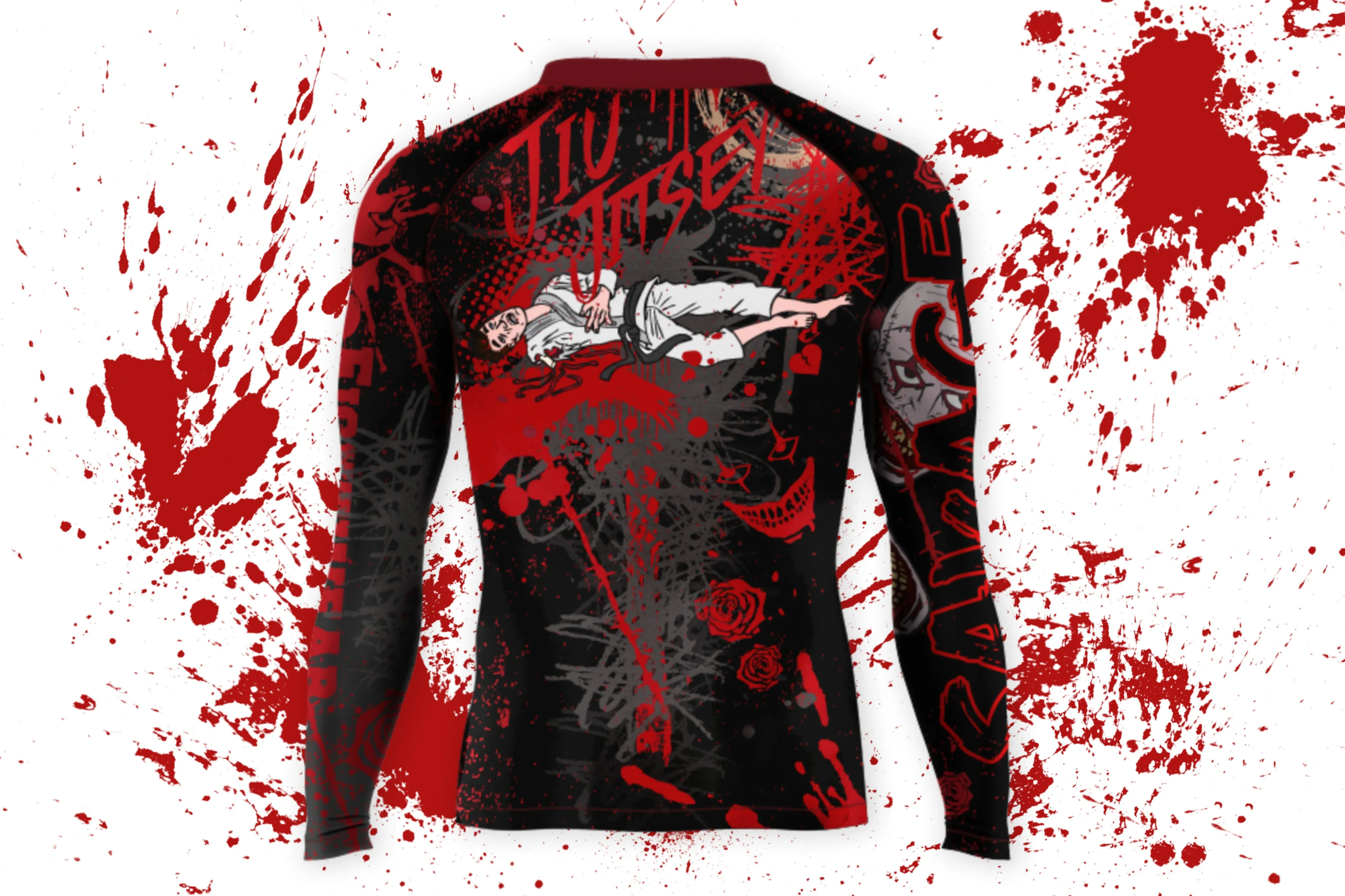 Jiu Jitsey Long Sleeve MMA/BJJ Rash Guard Presale items Shipping To  Start December 5th