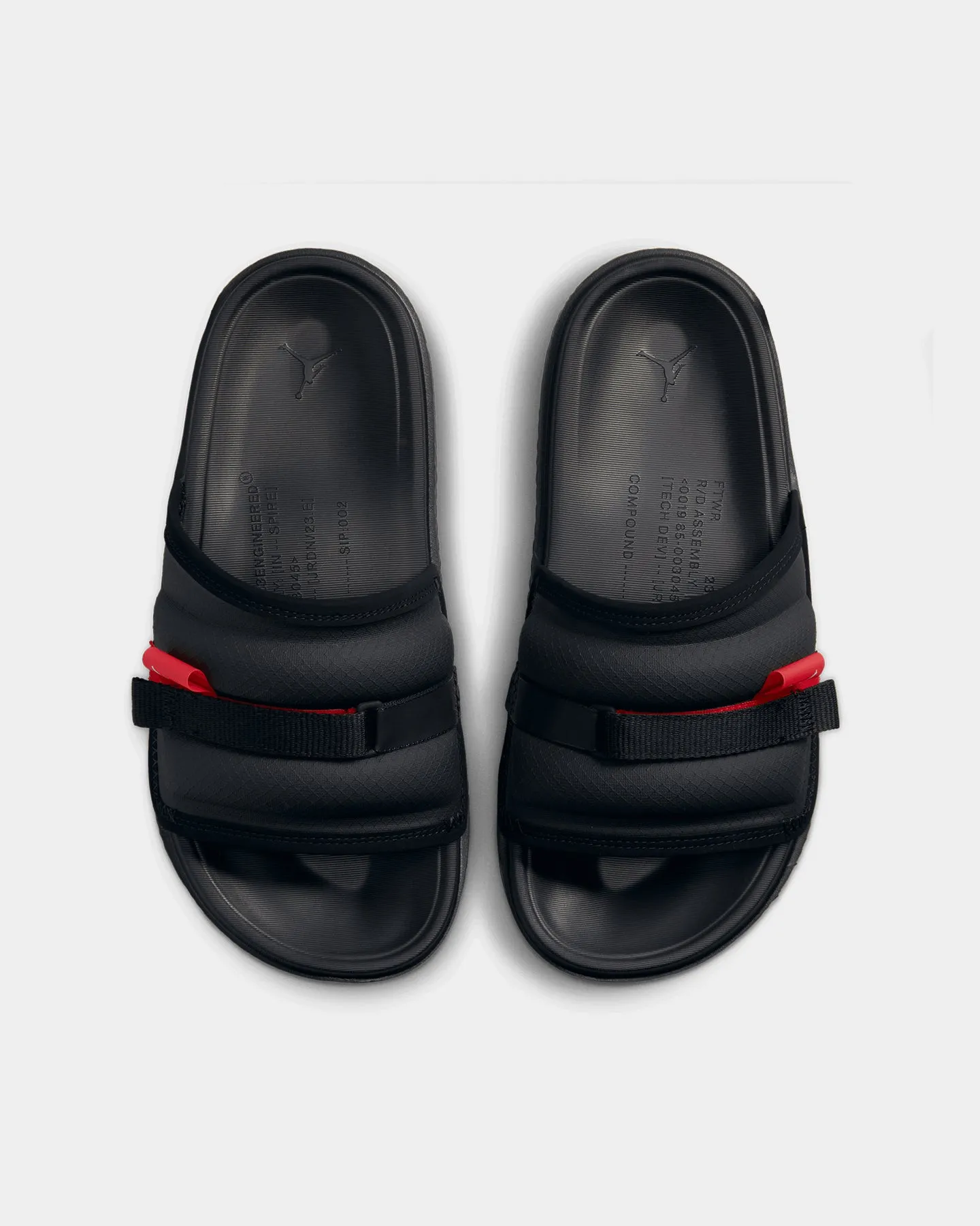 Jordan Super Play Slides Black/Uni Red