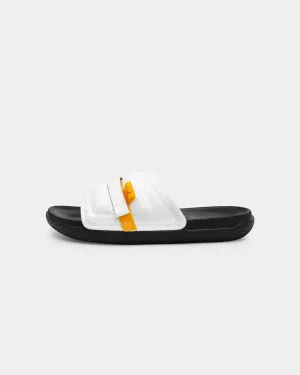 Jordan Super Play Slides White/Taxi-Black-Fire-Red