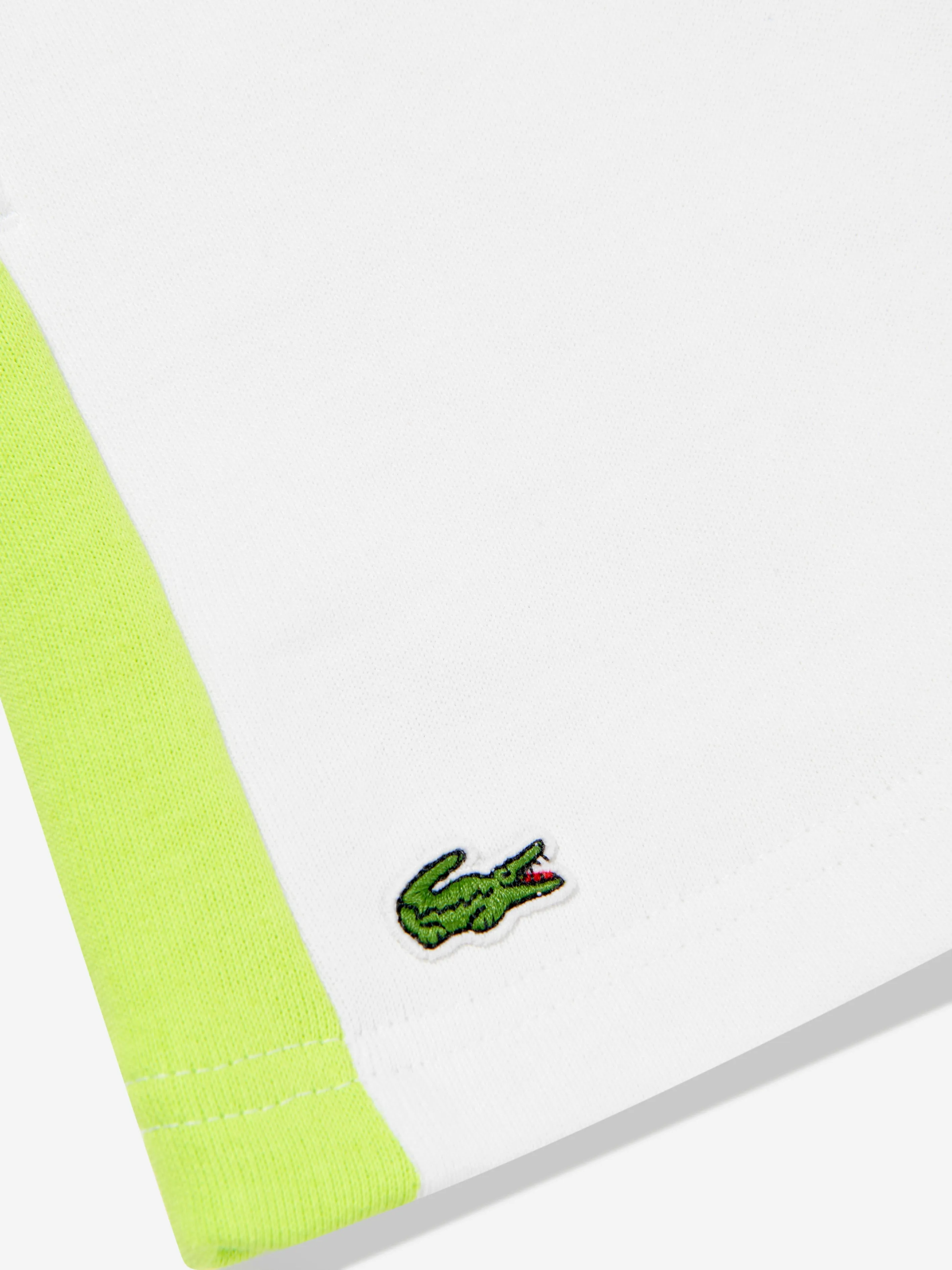 Lacoste Boys Logo Shorts in White