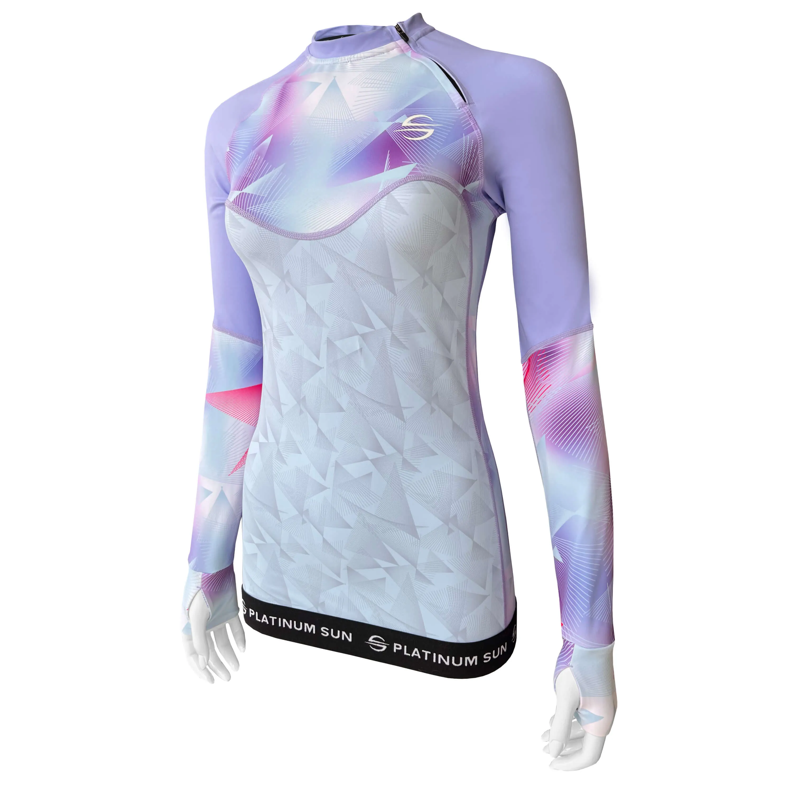 Long Sleeve Rash Guard for Women UPF 50  | Active - Violet